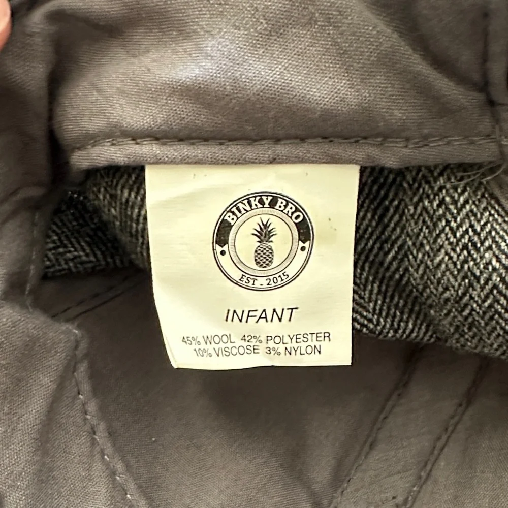 Binky Bro hat with Brown Leather logo patch